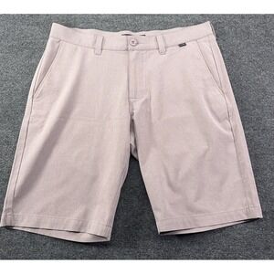 Travis Matthew Golf Shorts 33 Light Purple 10"Inseam Performance EUC